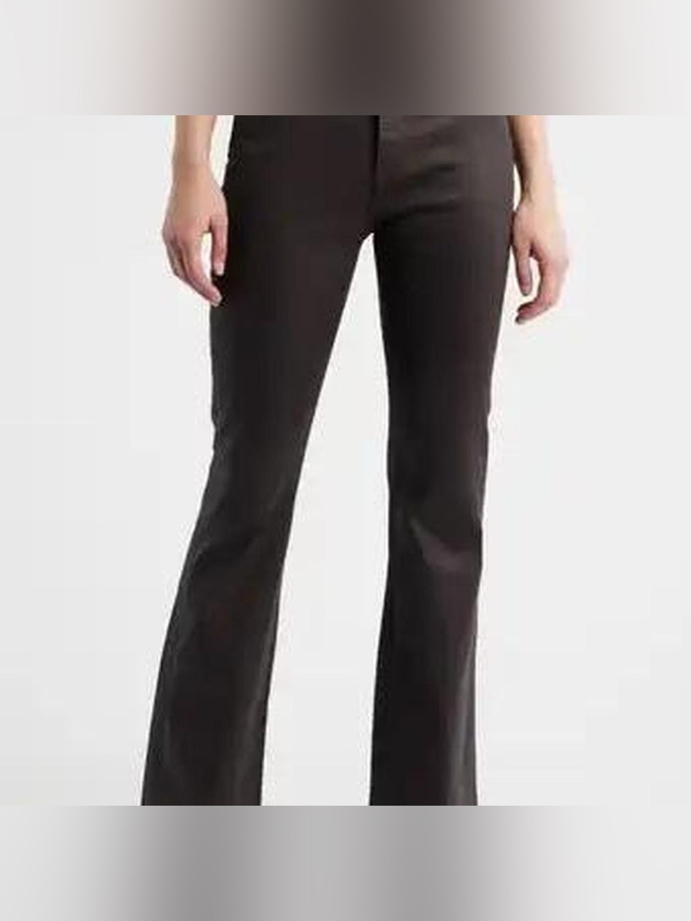 Hudson Holly Bootcut Waxed Jeans Black Like New Size 30 Like New